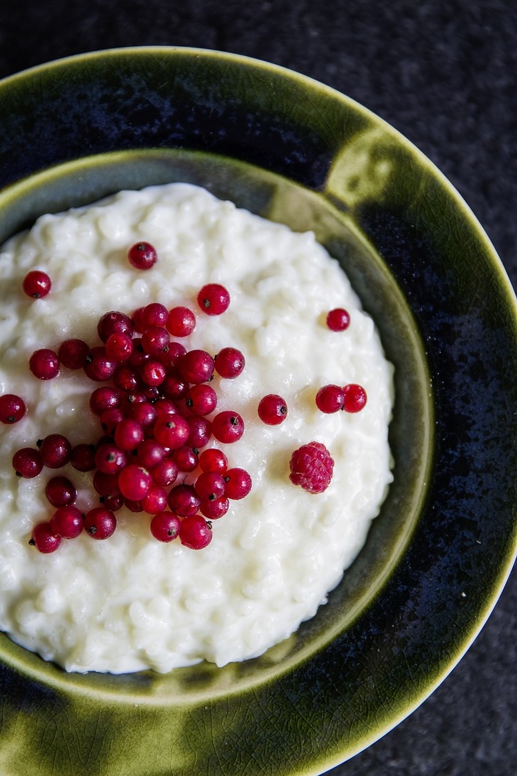 Rice Pudding with Red Currants Recipe