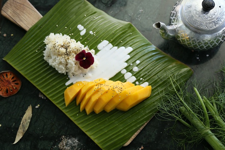 Rice Recipe - Thai Mango Sticky Rice Dessert