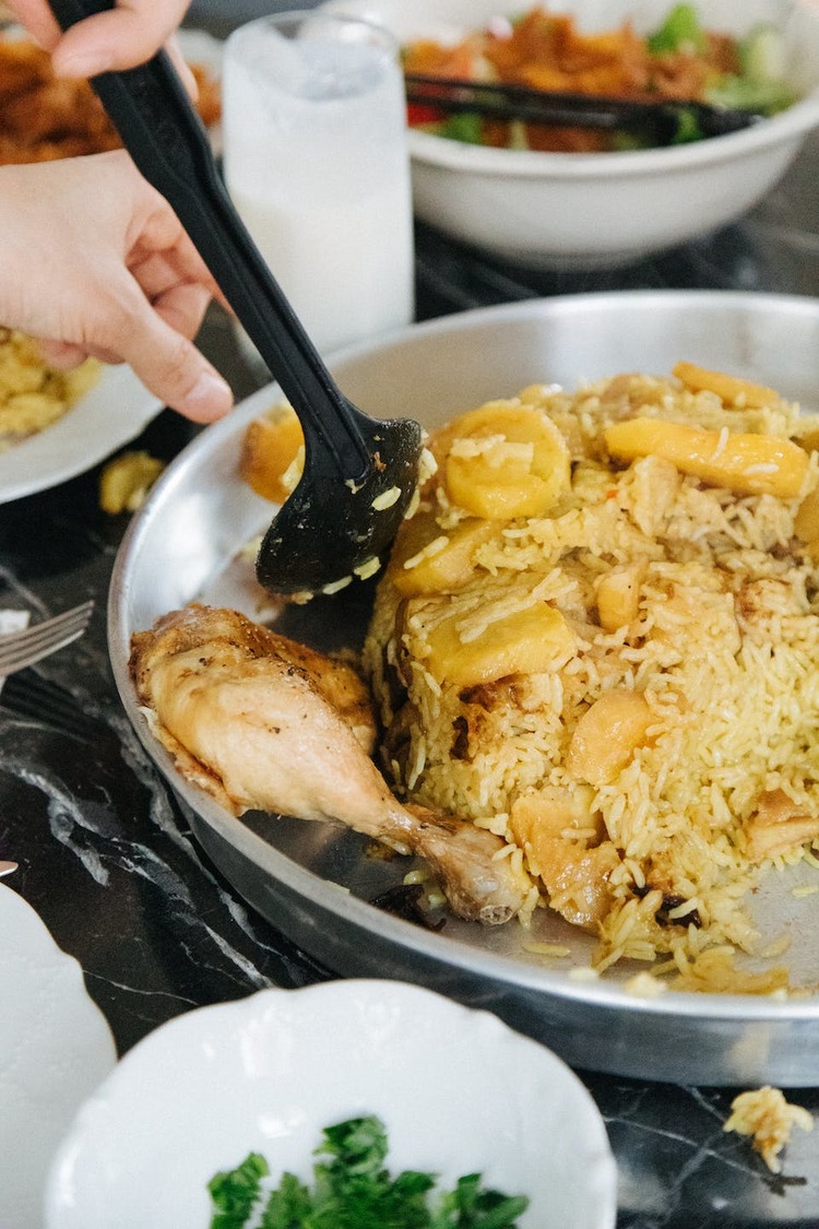 Chicken Biryani with Potatoes