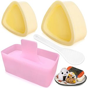 Make Delicious and Perfectly Shaped Triangle Rice Balls With This Rice Mold Kit